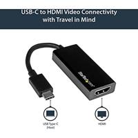Adapter USB-C naar HDMI Startech CDP2HD 4K Ultra HD Zwart - thumbnail