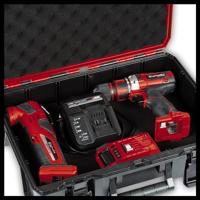 Einhell E-Case S-F 4540019 Transportkoffer Polypropyleen Rood, Zwart (l x b x h) 444 x 330 x 131 mm - thumbnail