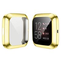 Fitbit Versa 2 Soft TPU case (volledig beschermd) - Goud - thumbnail