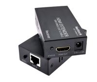 HDMI naar LAN RJ45 Verlengsnoer Netlock EXT-HDMI-01 Zwart - thumbnail