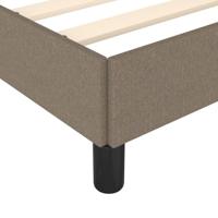 Bedframe zonder matras stof taupe 140x190 cm - thumbnail