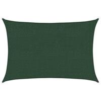 Zonnezeil 160 g/m 2x3 m HDPE donkergroen - thumbnail