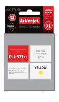 Activejet ACC-571YNX (Canon CLI-571Y XL vervanging; Supreme; 12 ml; geel) - thumbnail