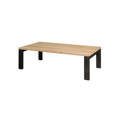Tower Living Salontafel 'Lido' Eiken en metaal, 135 x 70cm Tower Living Salontafel 'Lido' Eiken en metaal, 135 x 70cm