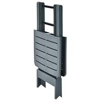 Tuintafel inklapbaar 79x72x70 cm kunststof groen - thumbnail