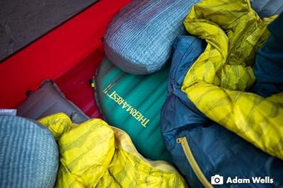 Therm-A-Rest Air Head Kussen Blue Woven Dot R