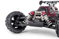 Carson Modellsport Virus 4.2 XL Zwart, Rood 1:8 RC auto Elektro Buggy 100% RTR 2,4 GHz Incl. accu, oplader en batterijen voor de zender - thumbnail