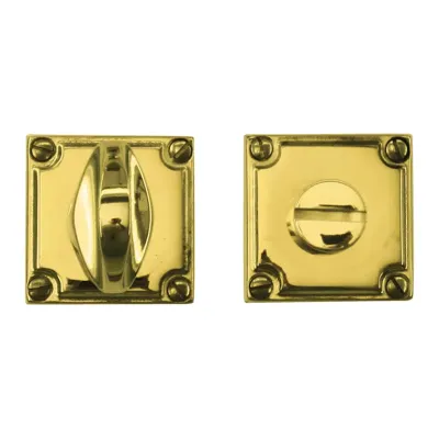 Hdd Pro WC Garnituur Square Retro 44 Mm Messing Gepolijst Niet Vernist