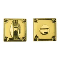 Hdd Pro WC Garnituur Square Retro 44 Mm Messing Gepolijst Niet Vernist - thumbnail