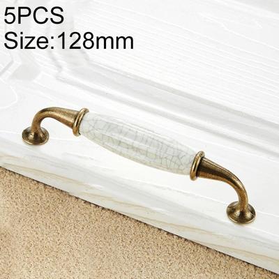 5 stuks 5025_128 keramische spleet kast handvat pitch: 128mm