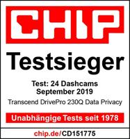 Transcend DrivePro 230Q Data Privacy Dashcam inkl. 32 GB Micro SD - thumbnail