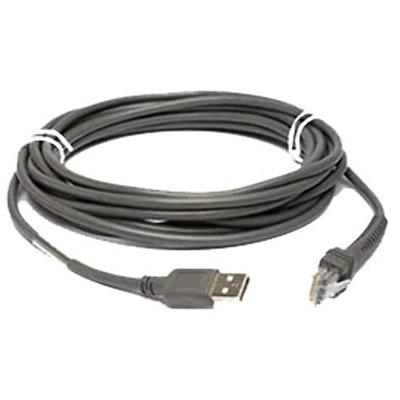 Zebra USB CBL SERIE A 15FT RECHT - CBA-U10-S15ZAR (Barcode POS & Warehousing > Barcode Apparaat Accessoires) -)s +)a