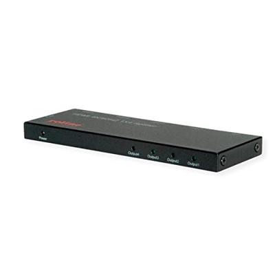 ROLINE HDMI videosplitter, ultradun, 4-voudig