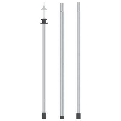 VidaXL Luifelstok telescopisch 102-260 cm aluminium VidaXL Luifelstok telescopisch 102-260 cm aluminium
