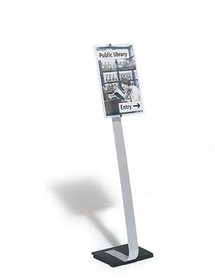 Durable 481923 Vloerstatief Zilver (b x h x d) 302 x 1250 x 280 mm DIN A3 staand, DIN A3 liggend Durable 481923 Vloerstatief Zilver (b x h x d) 302 x 1250 x 280 mm DIN A3 staand, DIN A3 liggend