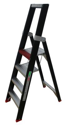 Altrex enkel oploopbare trap - Taurus - TGB 4 - max. werkhoogte 2,95 m - 1 x 4 treden