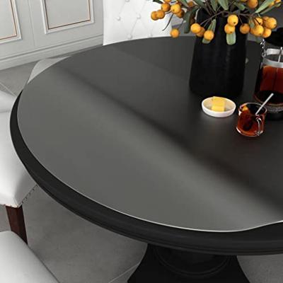 VidaXL Tafelbeschermer ø90 cm 2 mm pvc mat VidaXL Tafelbeschermer ø90 cm 2 mm pvc mat