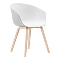 HAY AAC22 Stoel Gezeept Eiken / Wit - thumbnail