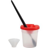 Creativ Company Niet-knoeien pot, h: 8,5 cm, d 8 cm, 250 ml, 1 stuk - thumbnail
