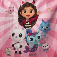 Gabby poncho 50 x 115 cm (roze) - thumbnail