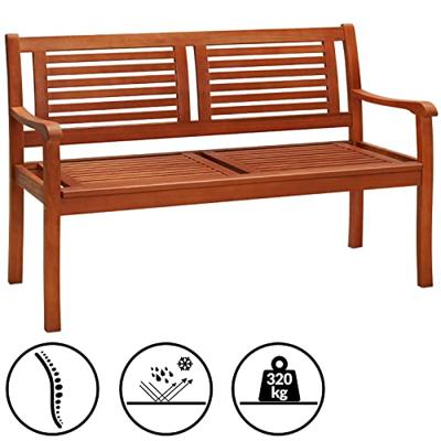 Monzana Tuinbank - Eucalyptus - hardhout - 120cm Monzana Tuinbank - Eucalyptus - hardhout - 120cm