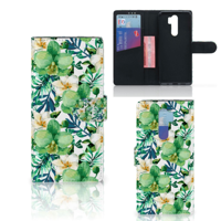 Xiaomi Note 8 Pro Hoesje Orchidee Groen - thumbnail