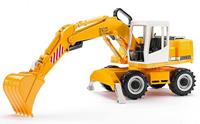 bruder Liebherr graafmachine modelvoertuig - thumbnail