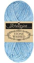 Scheepjes Stone Washed - 845 Royal Azurite - Haakgaren / Breigaren