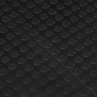 VidaXL Rubbertegel 12 mm 90x120 cm zwart - thumbnail