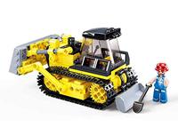 Sluban Bulldozer bouwstenen set - thumbnail