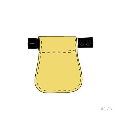 VerlengbareFlexi-Belt riem van Carriwell blauw/zwart/crème