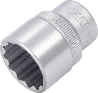 HAZET Dopsleutel 880Z-18 · 3/8 inch (10 mm) vierkant hol · Buitentwaalfkant tractieprofiel · SW 18 mm
