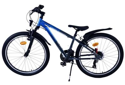 Volare xc race kinderfiets - 24 inch - 21 speed - blauw/grijs