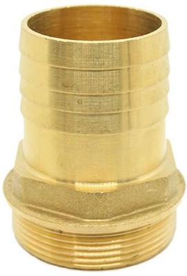 Messing slangtule - 51mm x 2 - buitendraad