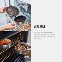 Black+Blum RVS-voedselkom klein - Maaltijdvoorbereiding - Ø170 mm - H 59 mm - Grijs/Rood - thumbnail