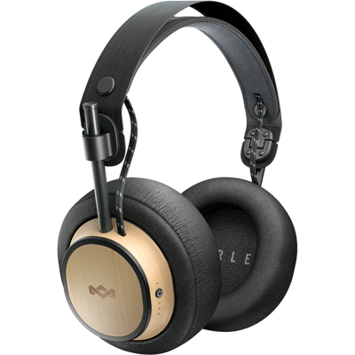 The House Of Marley EM-FH051-SB hoofdtelefoon/headset Hoofdtelefoons Hoofdband Zwart Bluetooth