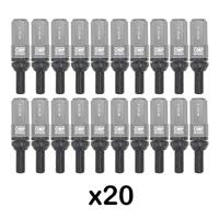 Schroevenkit OMP OMPS09981204 28 mm Grijs M12 x 1,50 - thumbnail