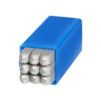 Slagcijferset 0-9 / 9-delig / 2mm - thumbnail