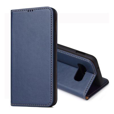 Dermis textuur PU horizontale Flip lederen case voor Galaxy S10 E met houder & kaartsleuven & portemonnee (blauw) Dermis textuur PU horizontale Flip lederen case voor Galaxy S10 E met houder & kaartsleuven & portemonnee (blauw)