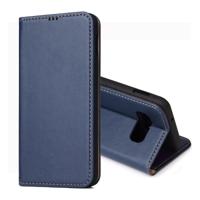 Dermis textuur PU horizontale Flip lederen case voor Galaxy S10 E met houder & kaartsleuven & portemonnee (blauw) - thumbnail
