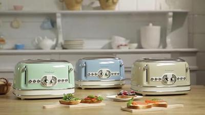Ariete vintage broodrooster 0156/05 (lichtblauw)
