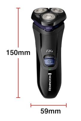 Baardtrimmer - REMINGTON - R4002 R4 Style Series Rotary Shaver - 40 min - Zwart