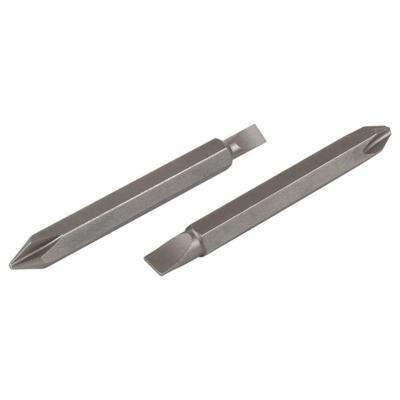 Wolfcraft dubbelbits | solid | ph/sleuf | l65mm | 2 stuks - 2407000 Wolfcraft dubbelbits | solid | ph/sleuf | l65mm | 2 stuks - 2407000