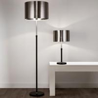 Searchlight SchemerlampTable met chrome kap - EU3877BK - thumbnail