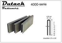 Dutack Niet serie 4000 CRvs 6mm doos 5 duizend - 5024020 - thumbnail