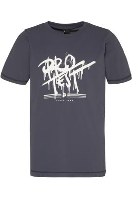Protest UV T-shirt Hyde met printopdruk donkerblauw