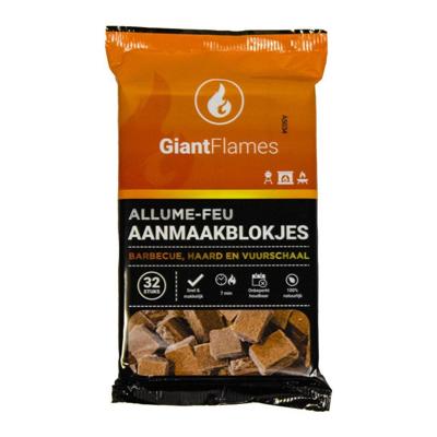 Giant Flames Aanmaakblokjes FSC 32 Stuks Giant Flames Aanmaakblokjes FSC 32 Stuks