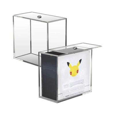 Evoretro Acrylic Display Case for Booster Boxes / Elite Trainer Boxes Ver. 2 with Sliding Lid