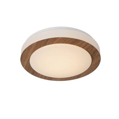 Lucide DIMY - Plafonnière Badkamer - Ø 28,6 cm - LED Dimb. - 1x12W 3000K - IP21 - 3 StepDim - Naturel