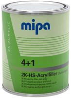Mipa acryl filler "4+1 hs" 4+1 acrylic filter hs 1l dark gray - thumbnail